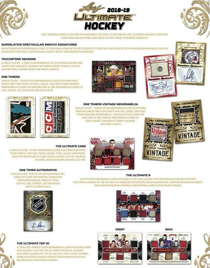 2018-19 Leaf Ultimate Hockey