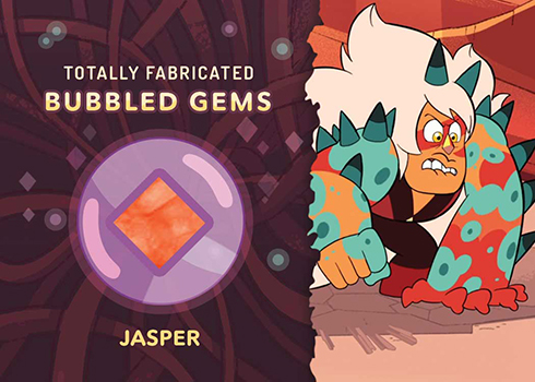 Steven Universe Totally Fabricated Bubbled Gems Card #TF2 Jasper Cryptozoic 