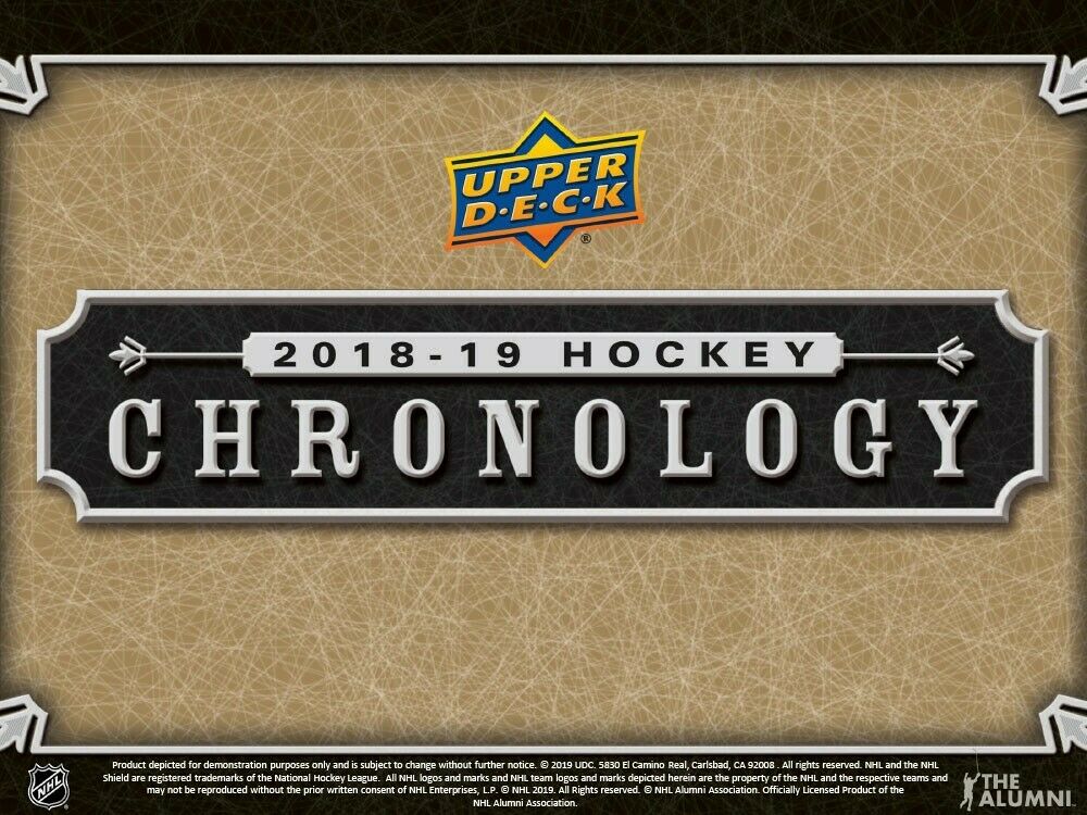 2018-19 Upper Deck Chronology