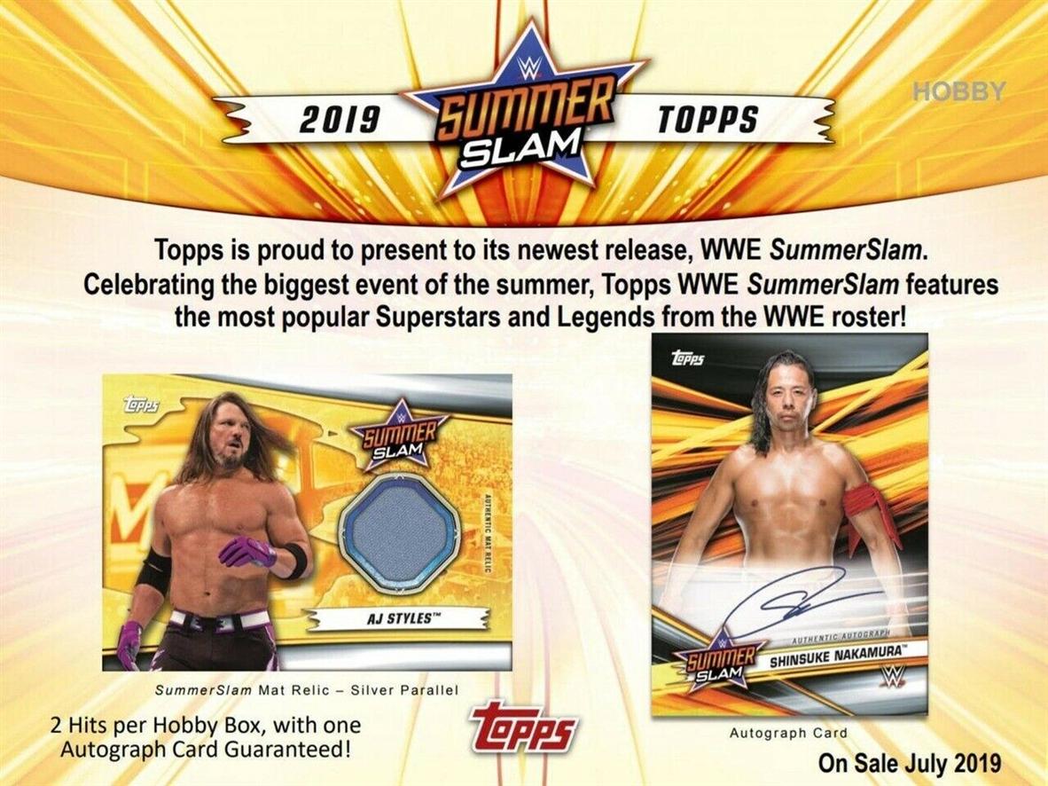 2019 Topps WWE SummerSlam