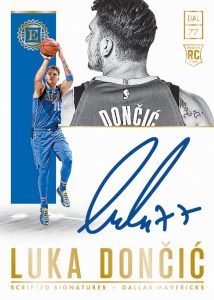 Rookie Scripted Signatures Luka Doncic MOCK UP
