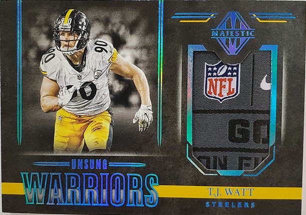 Unsung Warriors Materials Platinum TJ Watt - Checklistcenter.com