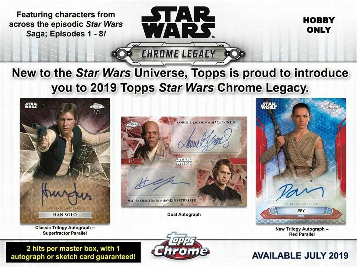 Star Wars Topps Chrome Legacy Card /199 Autograph Jawa