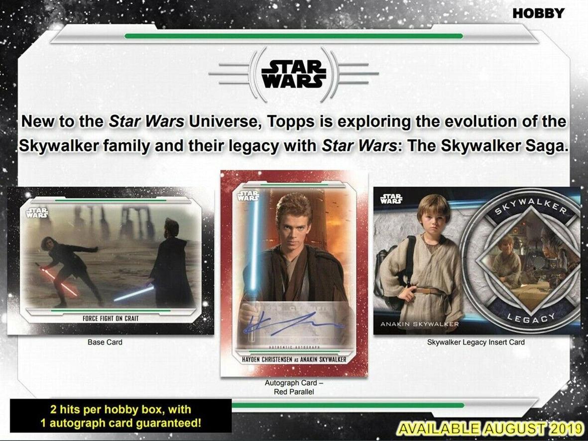 2019 Topps Star Wars Skywalker Saga