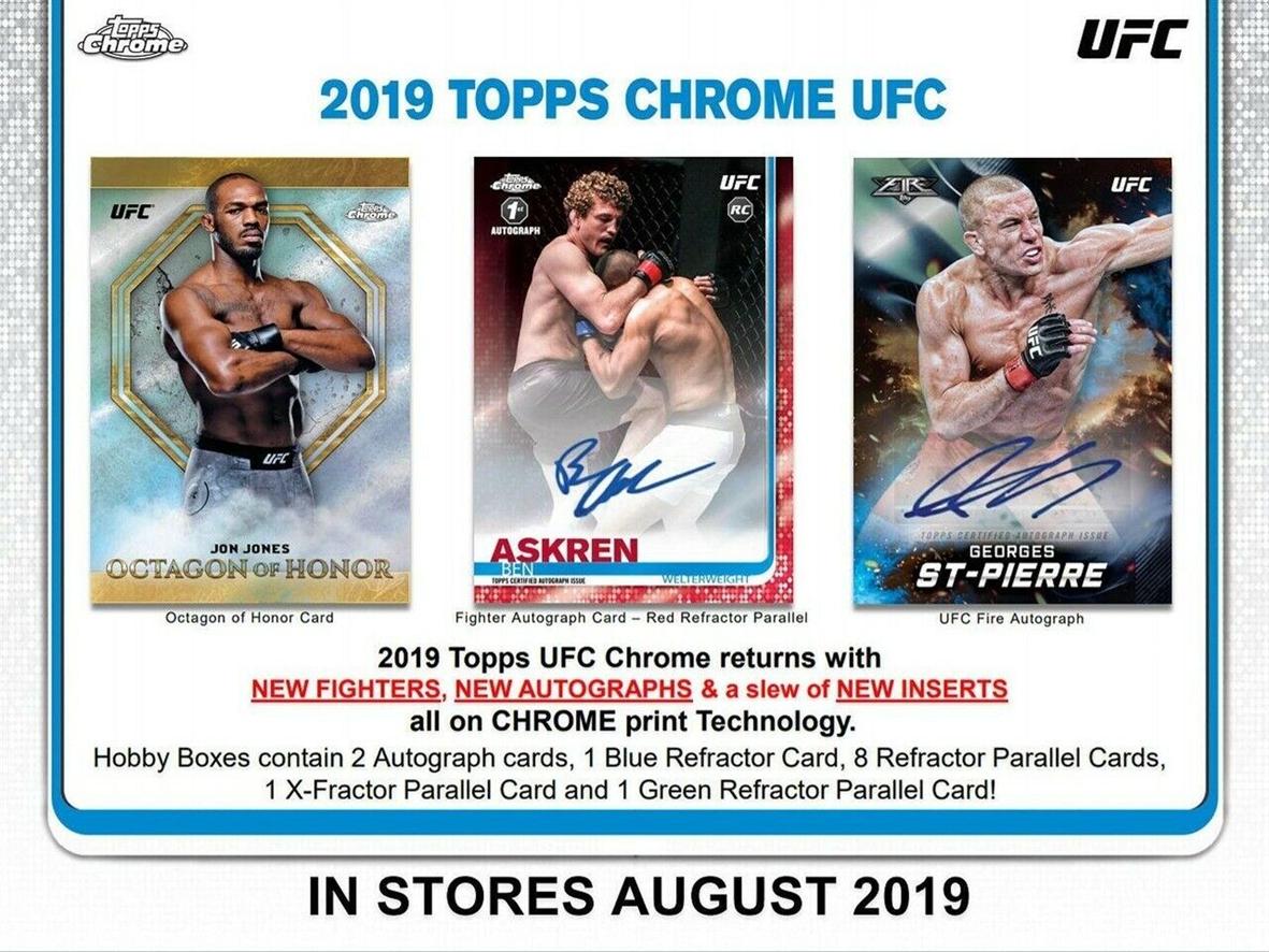Bonus Mystery Pack UFC Auto Relic LOT MMA CARDS Topps Leaf GSP Card 