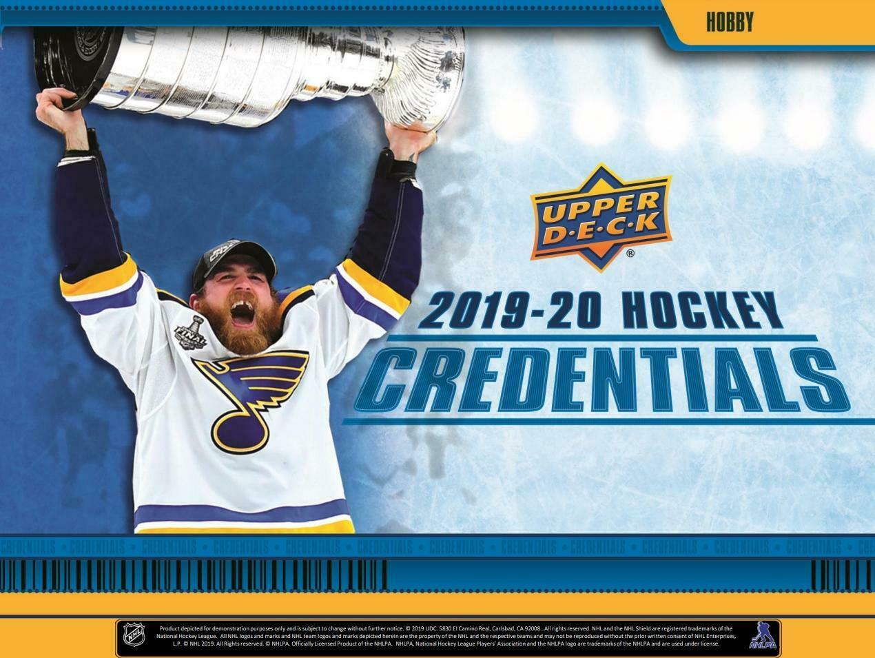 2019-20 Upper Deck Credentials