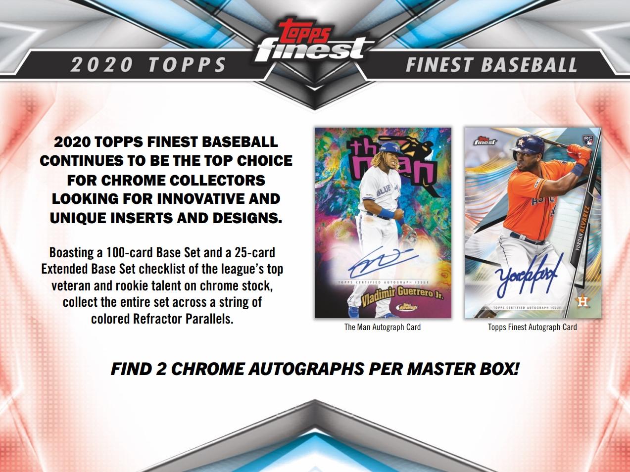 2020 Topps Finest Baseball