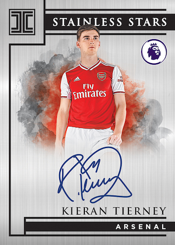 Stainless Stars Auto Kieran Tierney MOCK UP - Checklistcenter.com