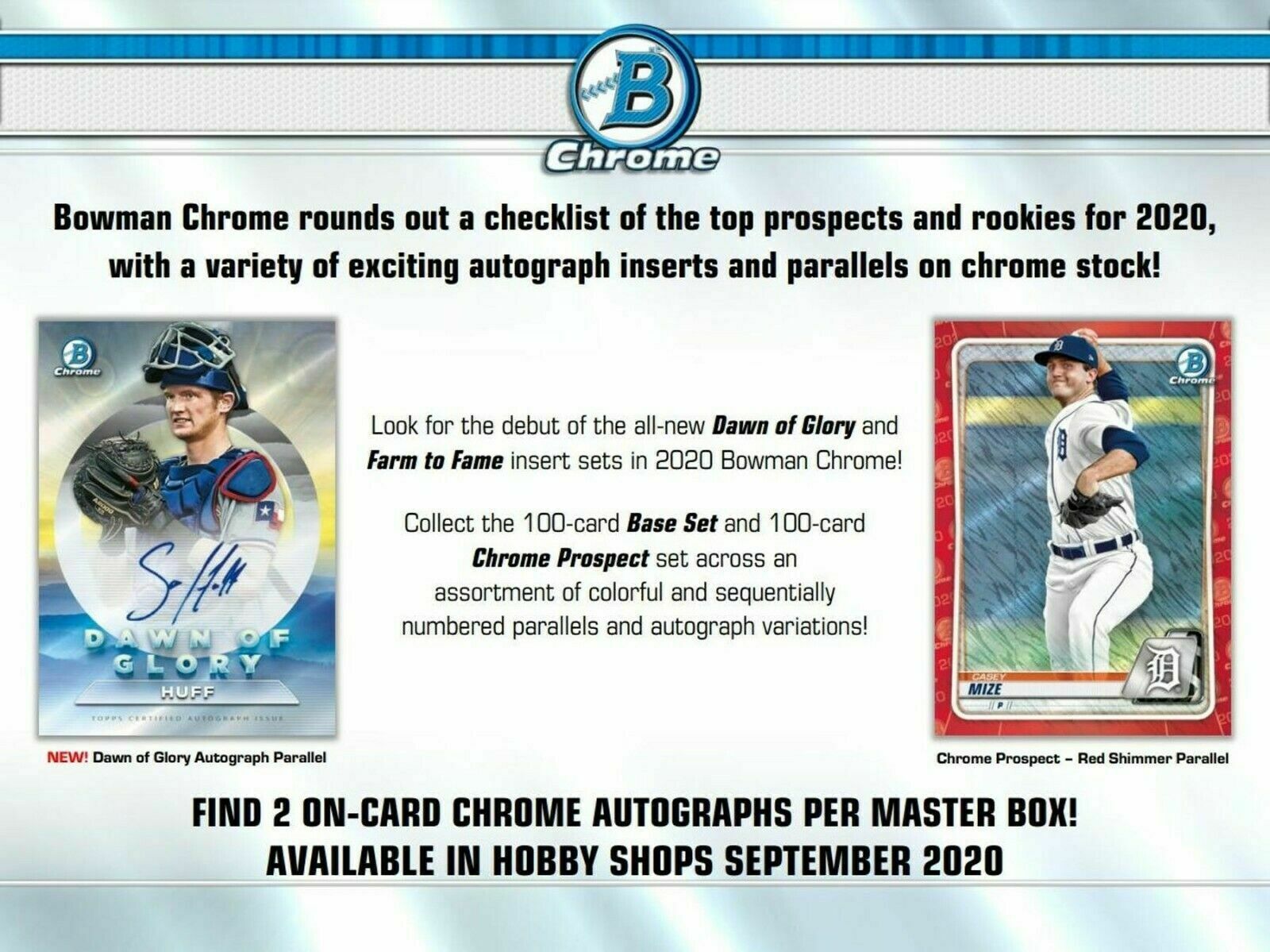 2020 Bowman Chrome - Baseball Card Checklist - Checklistcenter.com
