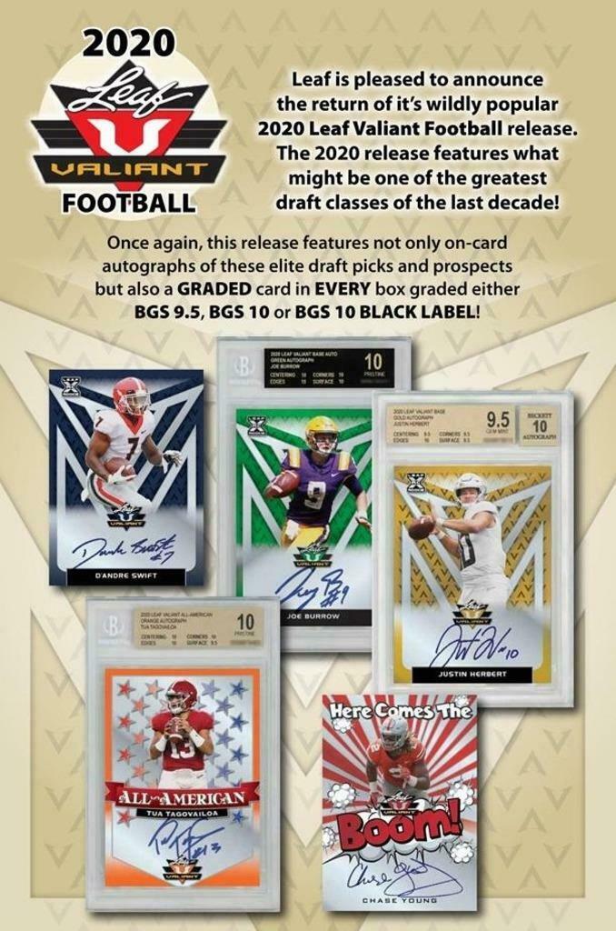 2020 Leaf Valiant Football