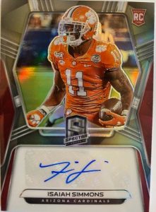 Rookie Autographs Issah Simmons