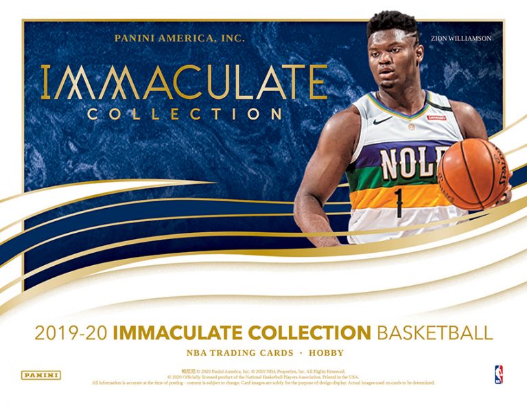 201920 Panini Immaculate Collection Basketball Card Checklist