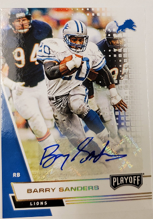 Base Auto Barry Sanders Base Auto Barry Sanders