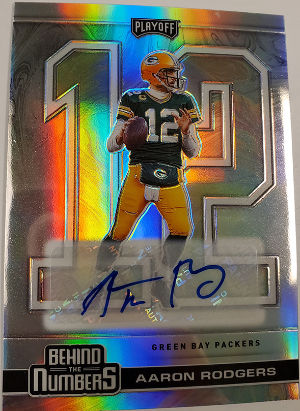Behind the Numbers Auto Aaron Rodgers