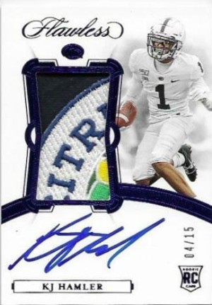 Flawless Rookie Patch Auto Sapphire KJ Hamler