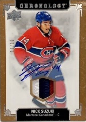 Franchise History RookieAuto Patch Nick Suzuki