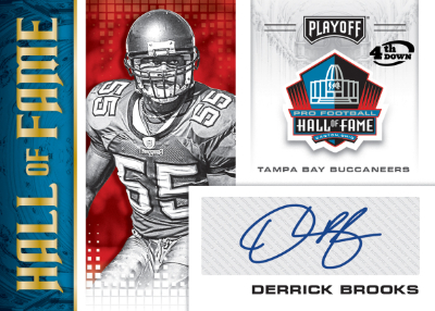 Hall of Fame Auto 4th Down Derrick Brooks MOCK UP Hall of Fame Auto 4th Down Derrick Brooks MOCK UP