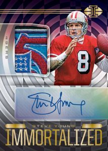 Immortalized Jersey Auto Steve Young MOCK UP