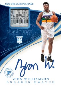 Rookie Sneaker Swatch Signature Premium Edition Tags Zion Williamson MOCK UP