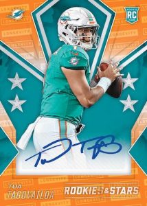 Rookies Longevity Signatures Orange Tua Tagovailoa MOCK UP