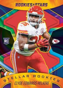 Stellar Rookies White Clyde Edwards-Helaire MOCK UP