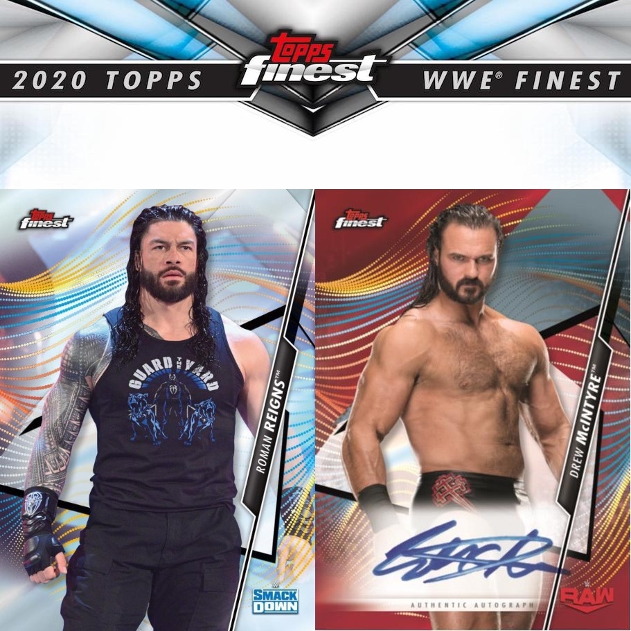 2020 Topps Finest WWE Wrestling Card Checklist