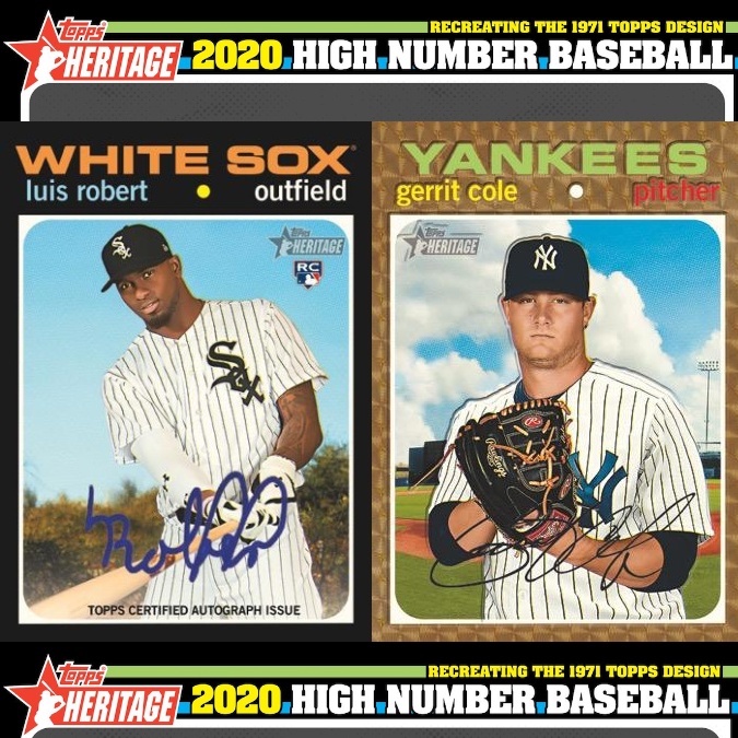 2020 Topps Heritage High Number Baseball Card Checklist