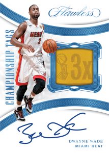 Championship Tag Auto Dwayne Wade MOCK UP