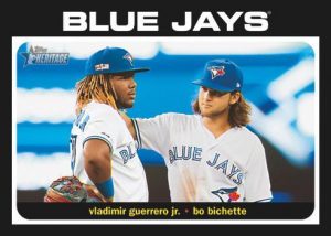 Combo Cards Vladimir Guerrero Jr, Bo Bichette MOCK UP Combo Cards Vladimir Guerrero Jr, Bo Bichette MOCK UP