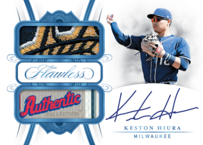 Dual Patch Auto Platinum Keston Hiura MOCK UP Dual Patch Auto Platinum Keston Hiura MOCK UP
