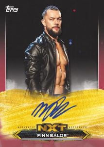 NXT Roster Auto Red Finn Balor MOCK UP