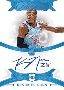 Rookie Auto Platinum Kendrick Nunn MOCK UP