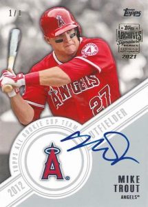 Active Player Auto Mike Trout