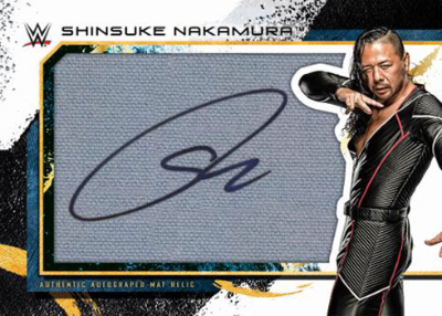 Auto Oversized Mat Relics Shinsuke Nakamura MOCK UP Auto Oversized Mat Relics Shinsuke Nakamura MOCK UP