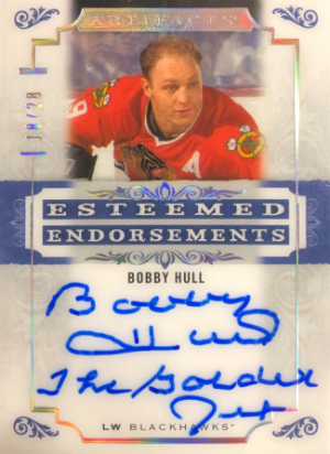 Esteemed Endorsements Auto Bobby Hull Esteemed Endorsements Auto Bobby Hull