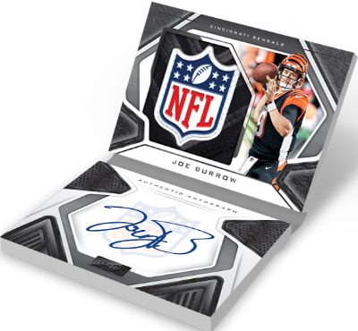 Rookies Playbook Jersey Auto NFL Shield Joe Burrow MOCK UP Rookies Playbook Jersey Auto NFL Shield Joe Burrow MOCK UP
