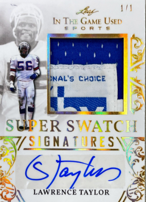 Super Swatch Signatures Gold Lawrence Taylor