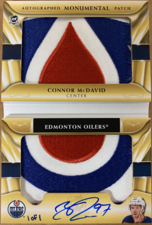 Auto Monumental Patch Booklet Connor McDavid Auto Monumental Patch Booklet Connor McDavid