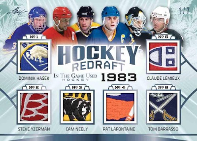 Hockey Redraft Dominik Hasek, Steve Yzerman, Cam Neely, Pat LaFontaine, Tom Barrasso, Clause Lemieux MOCK UP Hockey Redraft Dominik Hasek, Steve Yzerman, Cam Neely, Pat LaFontaine, Tom Barrasso, Clause Lemieux MOCK UP