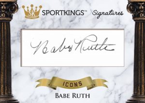 Icons Cut Signatures Babe Ruth MOCK UP