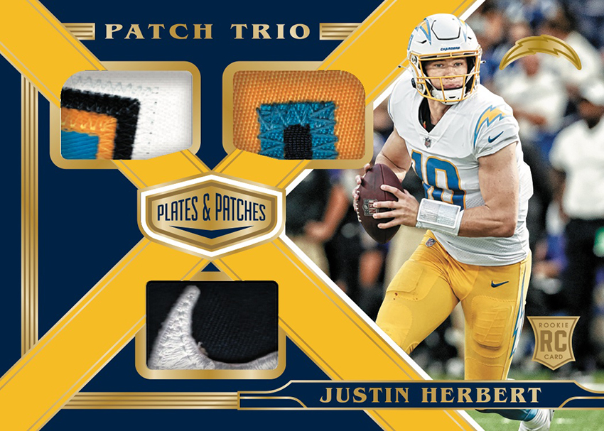 2020 Panini Plates & Patches Football Card Checklist