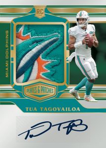 Rookie Patch Auto Green Tua Tagovailoa MOCK UP Rookie Patch Auto Green Tua Tagovailoa MOCK UP
