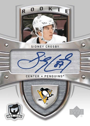 Rookie Tribute Auto - 2005-06 The Cup Rookies Sidney Crosby MOCK UP