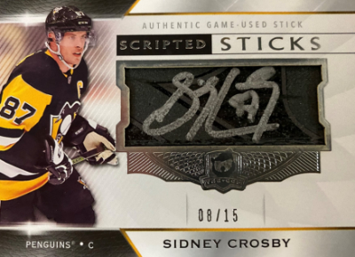 Scripted Stick Auto Sidney Crosby
