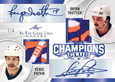 The Champions Club Bryan Trottier, Denis Potvin MOCK UP The Champions Club Bryan Trottier, Denis Potvin MOCK UP