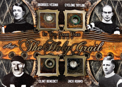 The Holy Grail Gold Georges Vezina, Cyclone Taylor, Clint Benedict, Jack Adams The Holy Grail Gold Georges Vezina, Cyclone Taylor, Clint Benedict, Jack Adams