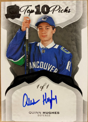Top 10 Picks Auto Quinn Hughes Top 10 Picks Auto Quinn Hughes