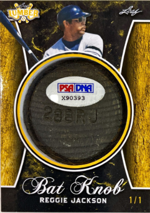 Bat Knob Relics Reggie Jackson Bat Knob Relics Reggie Jackson