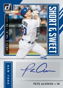 Short and Sweet Signatures Pete Alonso MOCK UP