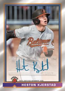 1991 Bowman Autograph Heston Kjerstad MOCK UP
